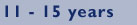 11-15 years